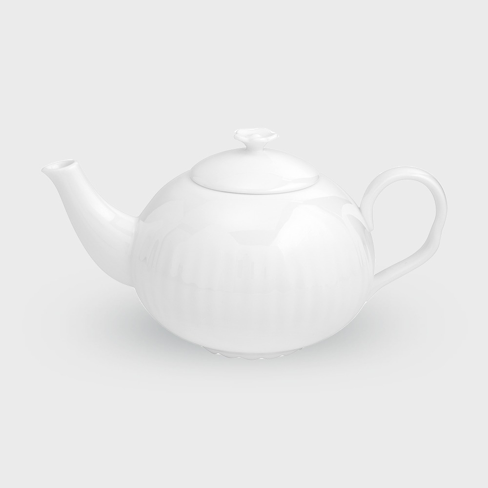 [화이트블룸] Ruffle Teapot